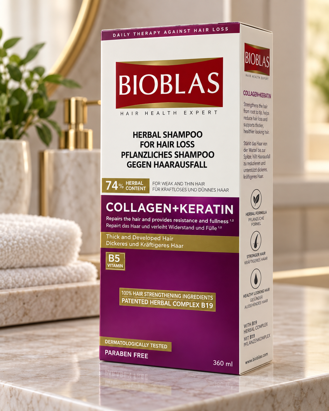 Bioblas Collagen + Keratin Shampoo