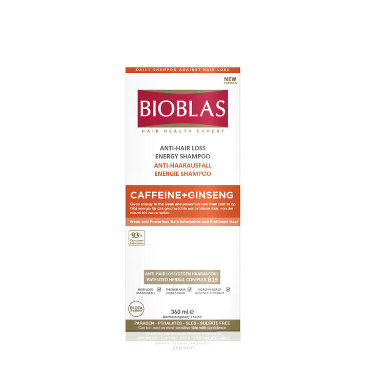 Bioblas Caffeine + Ginseng Shampoo 360ml product image 2