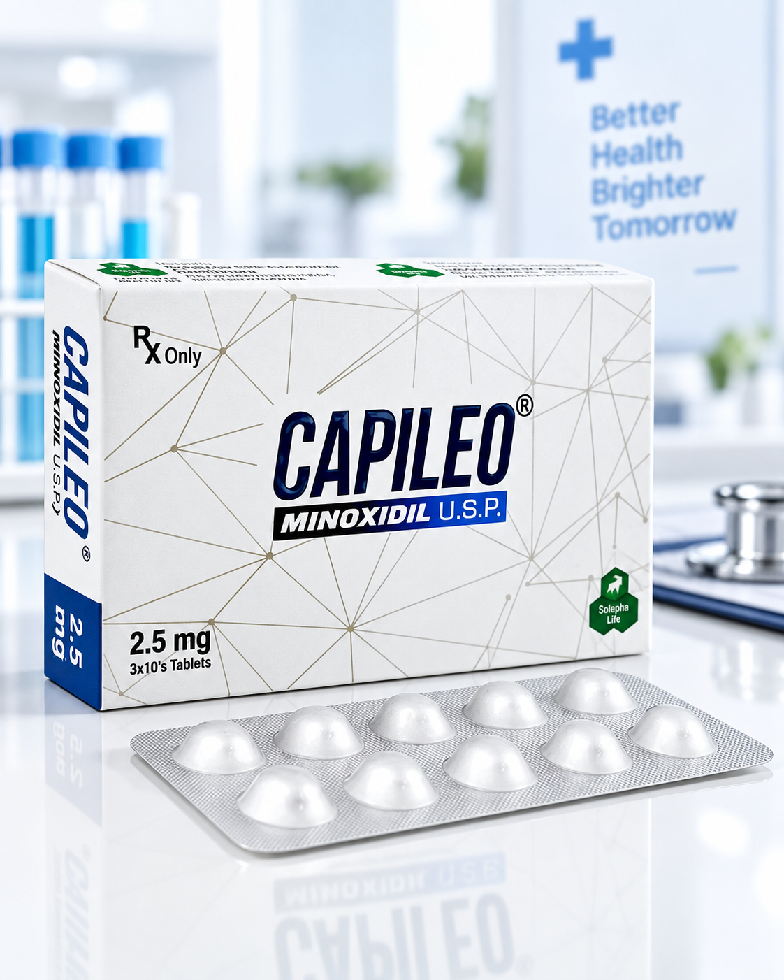 Capileo Minoxidil 2.5mg – 30 Tablets