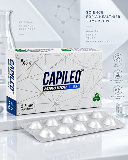 Capileo Minoxidil 2.5mg – 30 Tablets
