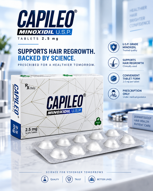 Capileo Minoxidil 2.5mg – 30 Tablets