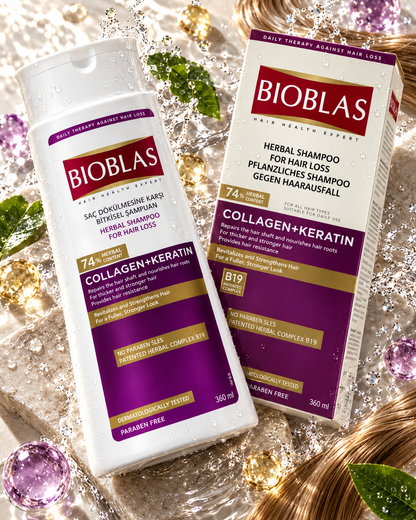 Bioblas Collagen + Keratin Shampoo