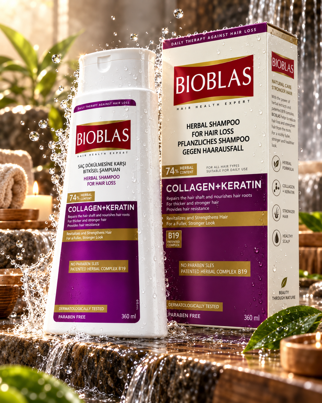 Bioblas Collagen + Keratin Shampoo