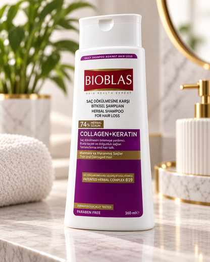 Bioblas Caffeine + Ginseng Shampoo