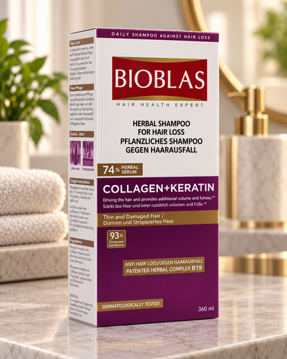 Bioblas Caffeine + Ginseng Shampoo
