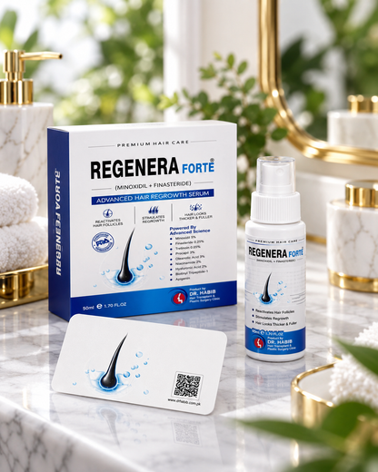 Regenera Forte Hair Serum 50ml – Minoxidil 5% + Finasteride 0.25%