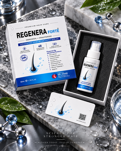 Regenera Forte Hair Serum 50ml – Minoxidil 5% + Finasteride 0.25%